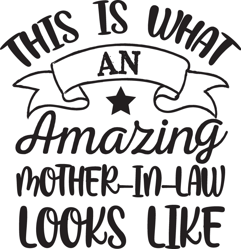 Amazing mother in law custom t-shirt - TenStickers