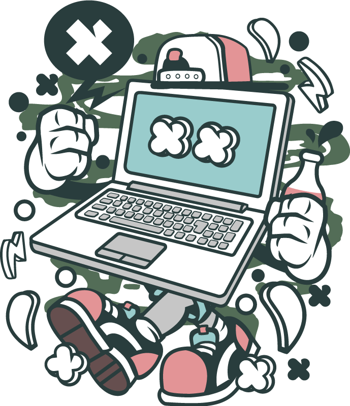 Laptop Gamer custom t-shirt - TenStickers