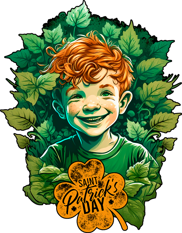 Saint Patrick's day kid leprechaun t-shirt - TenStickers