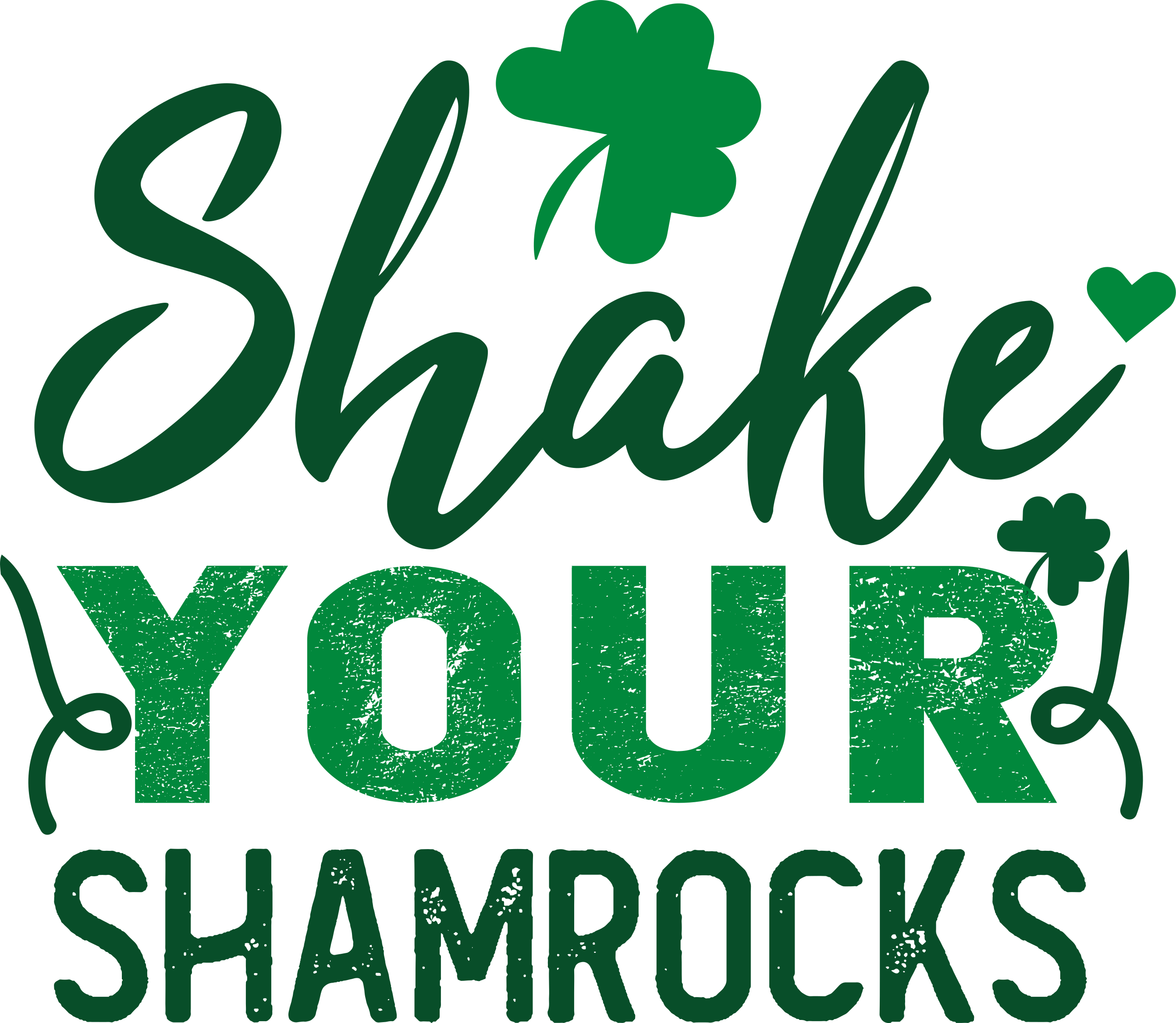 Shake Your Shamrocks PNG