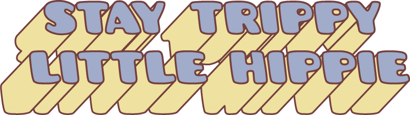 Blijf Trippie T-shirt hippie - TenStickers