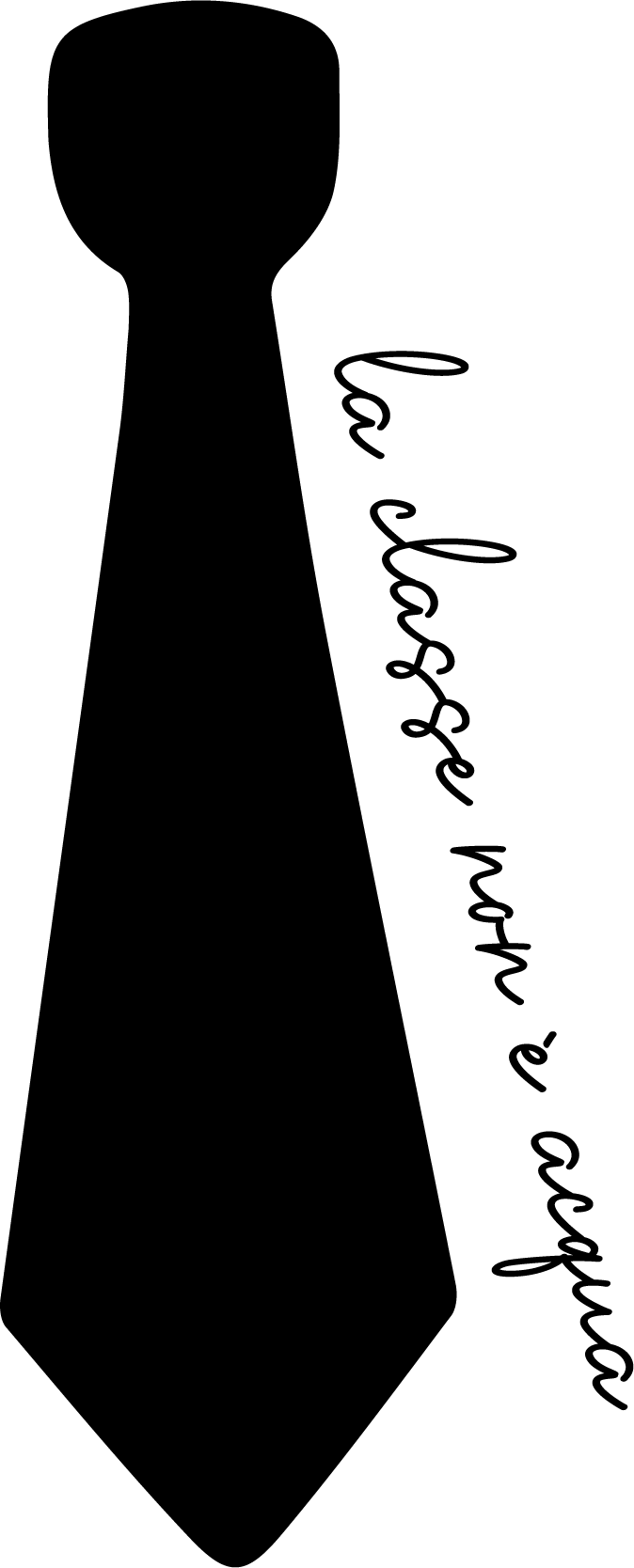 T-shirt padre e figlio "la classe non è acqua" - TenStickers