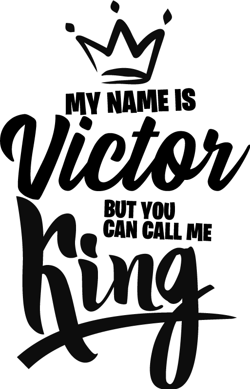 Call me King T-shirts with name - TenStickers