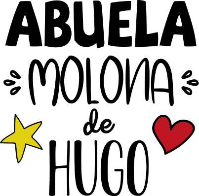 Camiseta abuela molona personalizable - TenVinilo