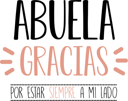 Camiseta ¡Gracias abuela! - TenVinilo