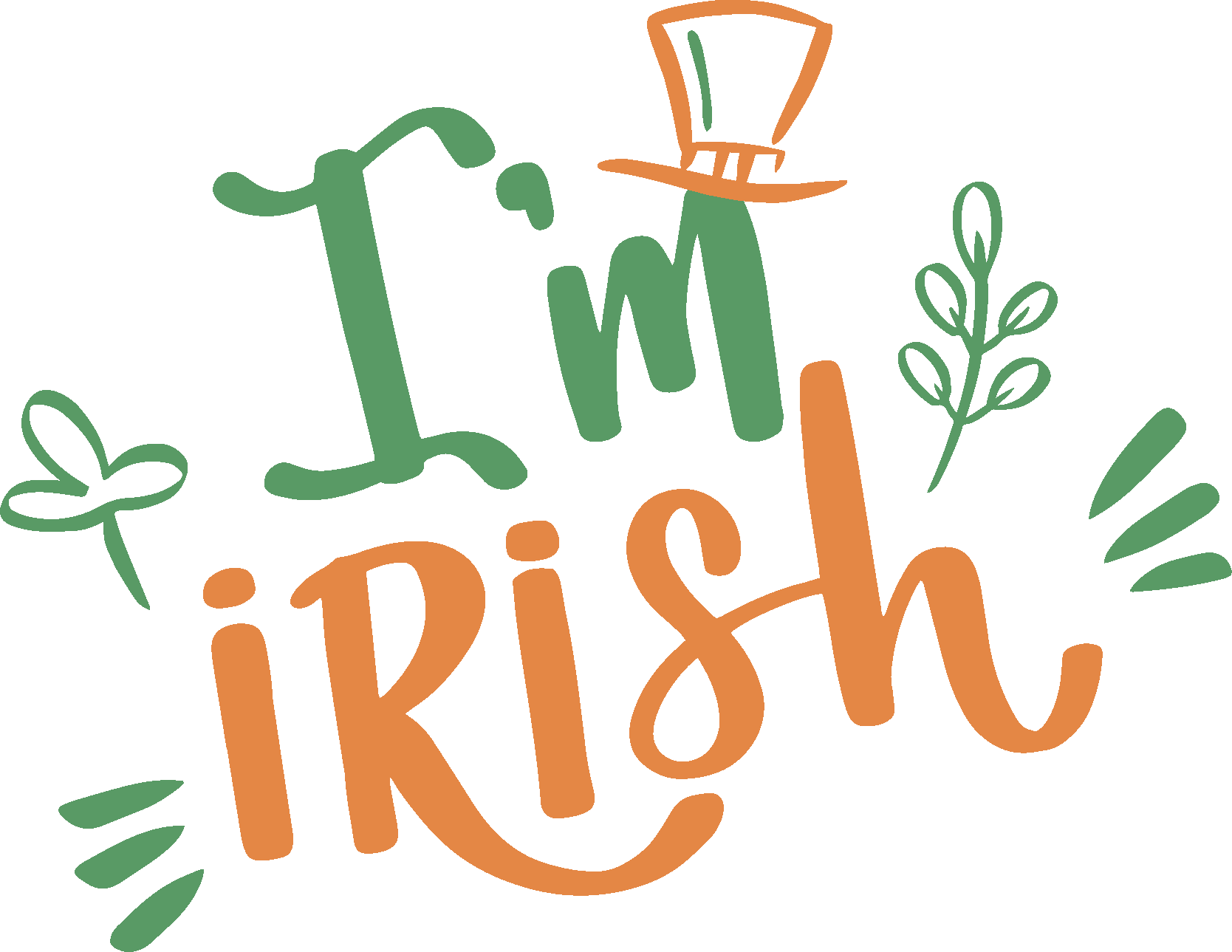 I'm Irish St Patrick's Day T-Shirt - TenStickers