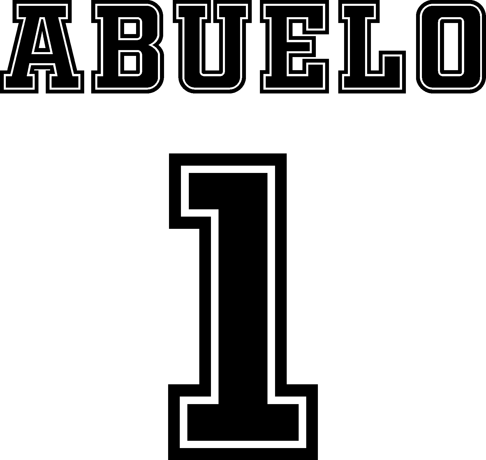 Camisetas abuelo y nieto personalizada - TenVinilo