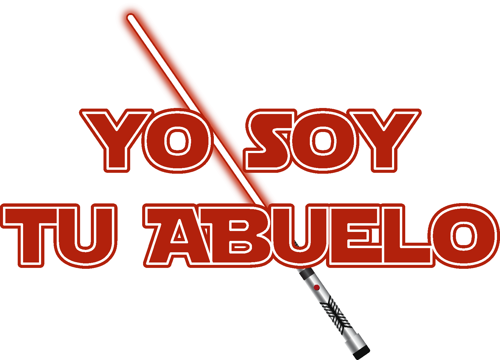 Camisetas yo soy tu abuelo y yo soy tu nieto - TenVinilo