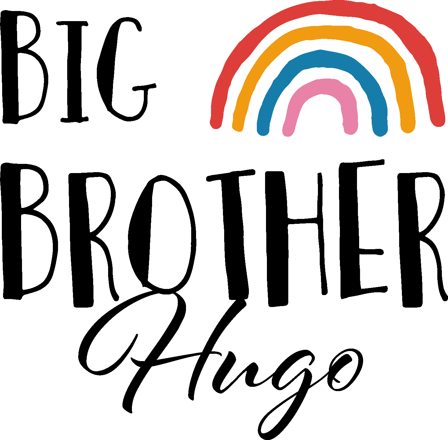 T-Shirts mit Namen regenbogenbrüder - TenStickers