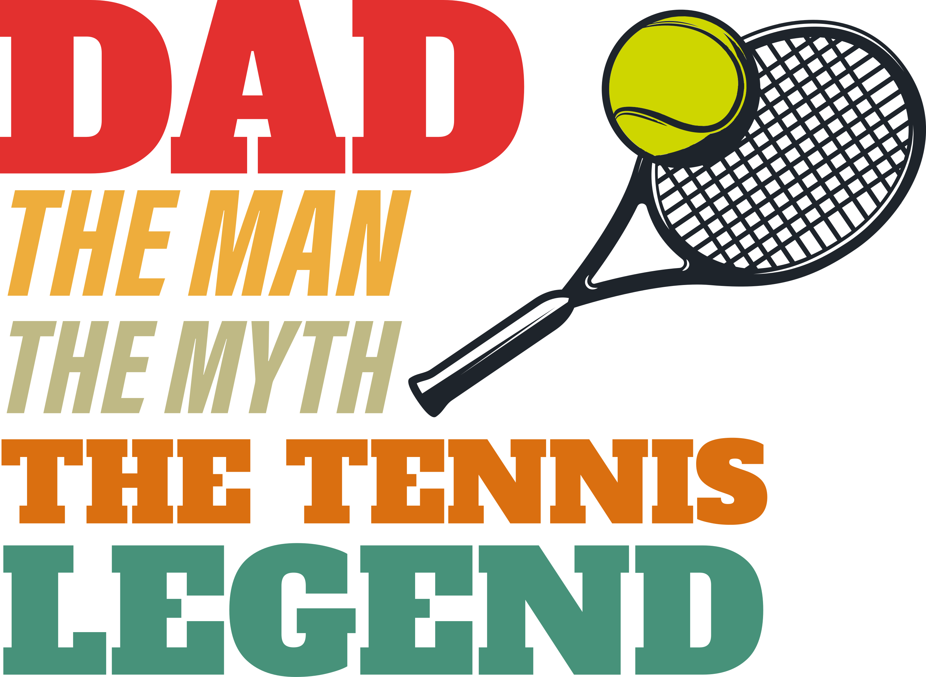 Dad the tennis legend custom t-shirt 