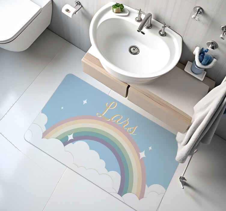 Vinil podovi s imenima prilagođena duga - TenStickers