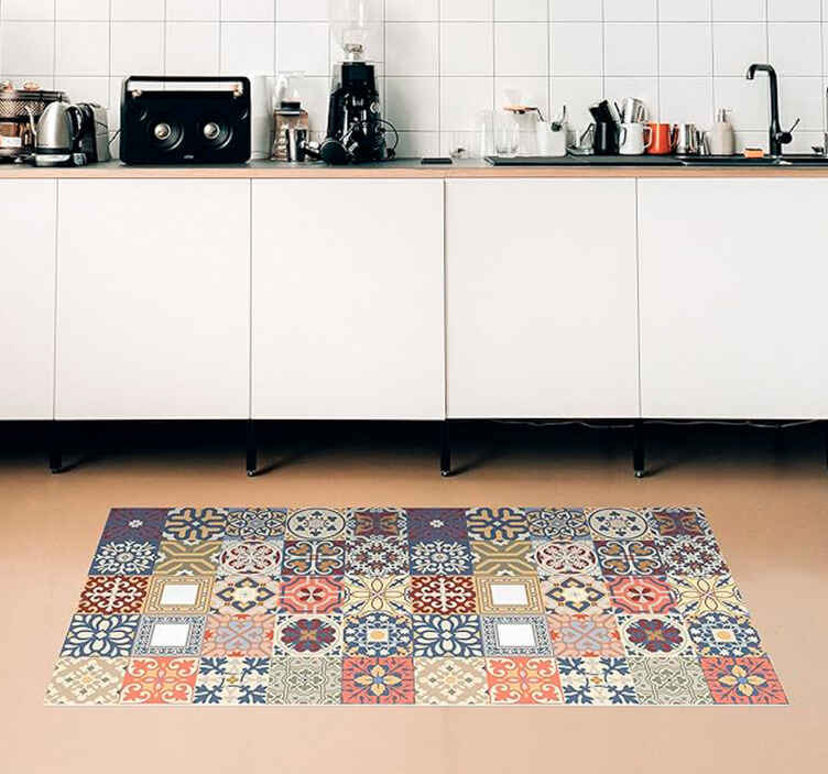Simple portuguese pattern vinilna talna obloga - TenStickers