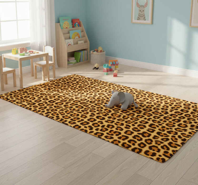 Tappeto vinile animali stampa leopardata semplice - TenStickers
