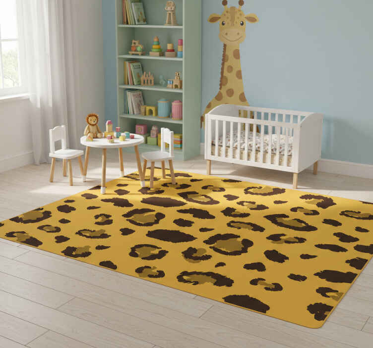 Tappeto vinile animali stampa leopardata - TenStickers