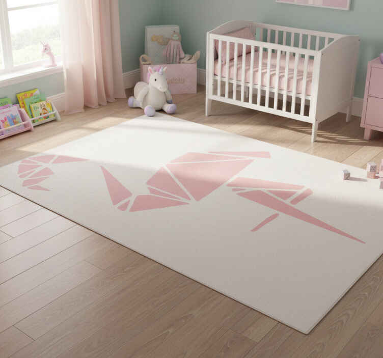 Tappeto vinile animali design elegante fenicottero - TenStickers