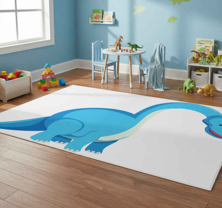 Tappeto vinile animali figura di dinosauro carina - TenStickers