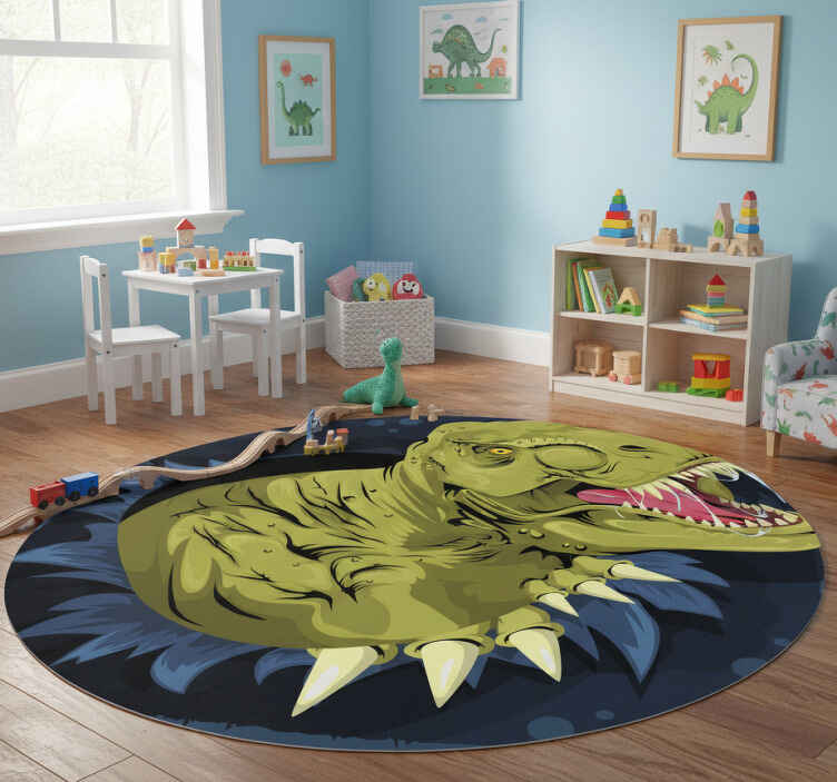 Tappeto vinile animali teschio di tyrannosaurus rex - TenStickers