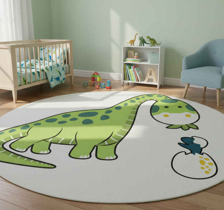 Tappeto vinile animali piccolo dinosauro cucciolo - TenStickers