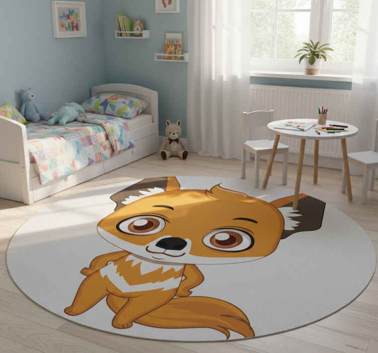 Dieren vinyl tapijt dingo ontwerp - TenStickers