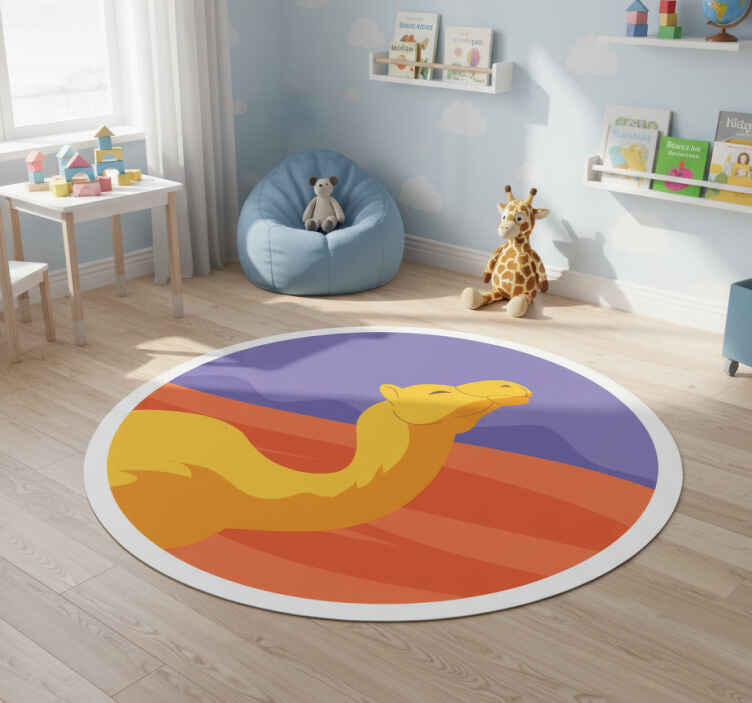Zvířecí vinylový koberec z pouště - TenStickers