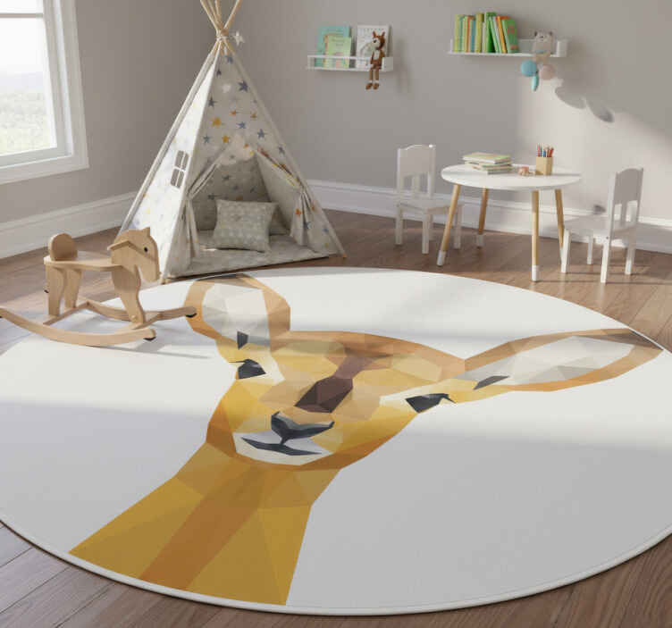 Zvířecí vinylový koberec jelen - TenStickers
