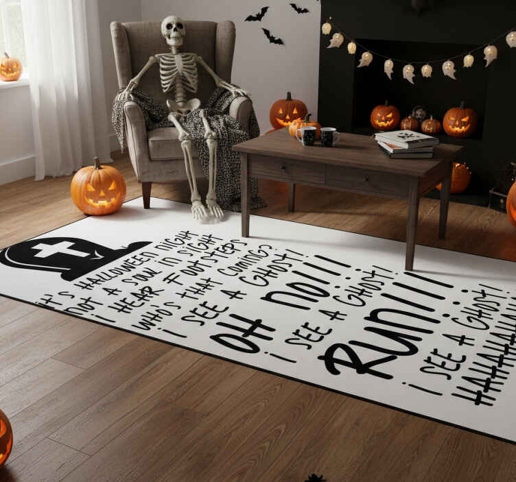 Tapis vinyle halloween chanson populaire - TenStickers