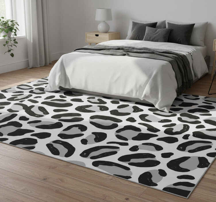 Animal print rug leopard fur design - TenStickers