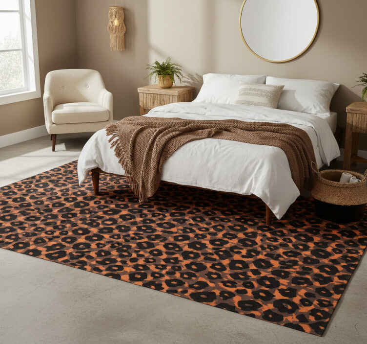 Vinilni tepih s potiskom živali kalahari leoparda - TenStickers