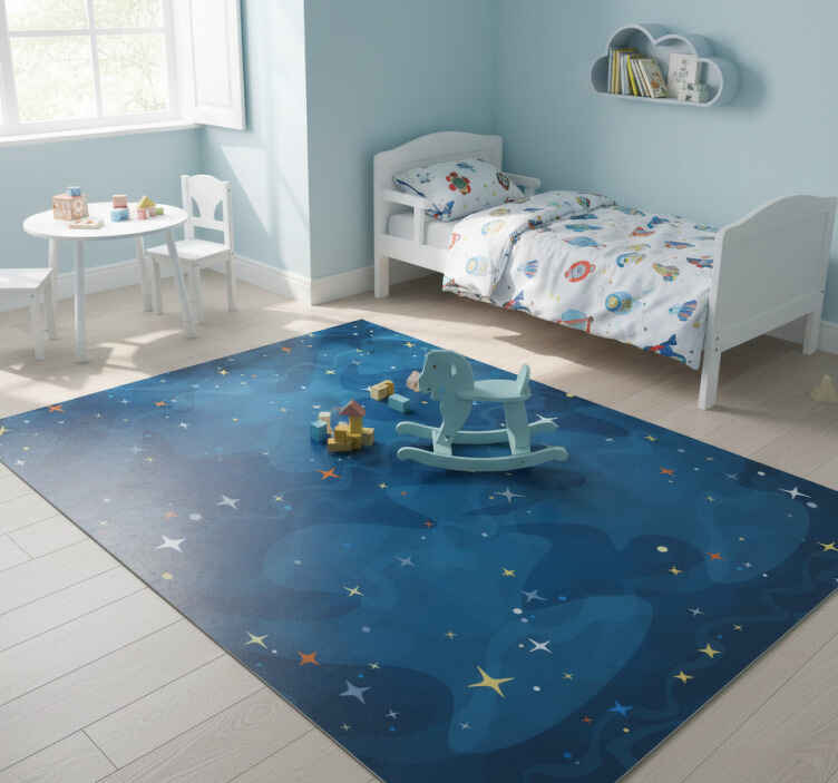 Tapete vinílico estrelas camuflagem estrelada - TenStickers