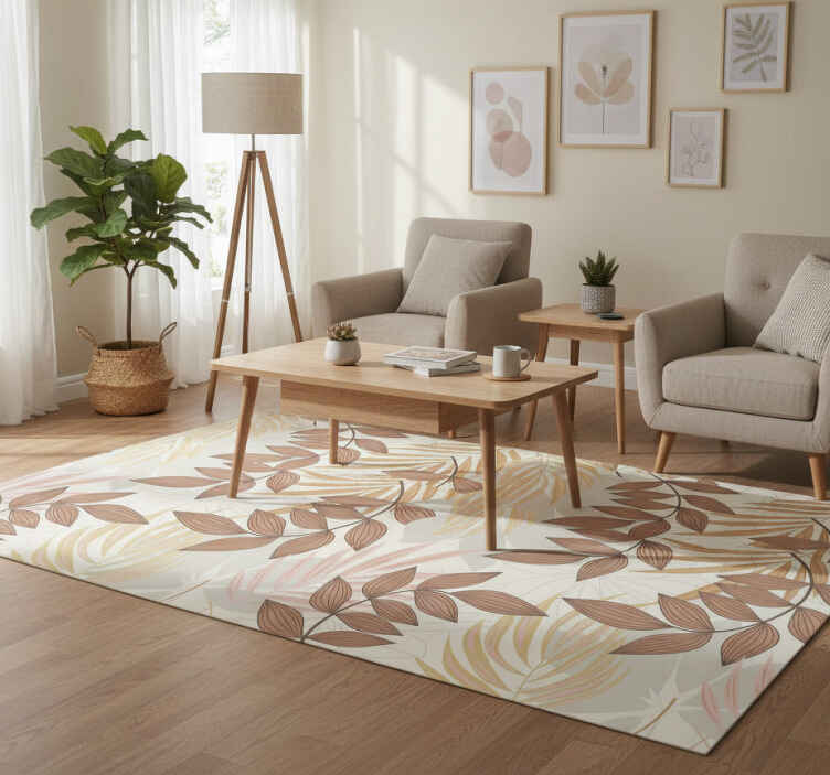 Vinil podovi cvijeće i biljke inspiracija elegantnog lista - TenStickers