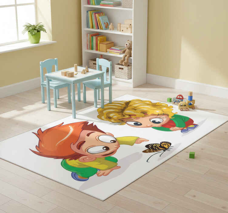 Çocukta pvc halı meraklı çocuklar için - TenStickers