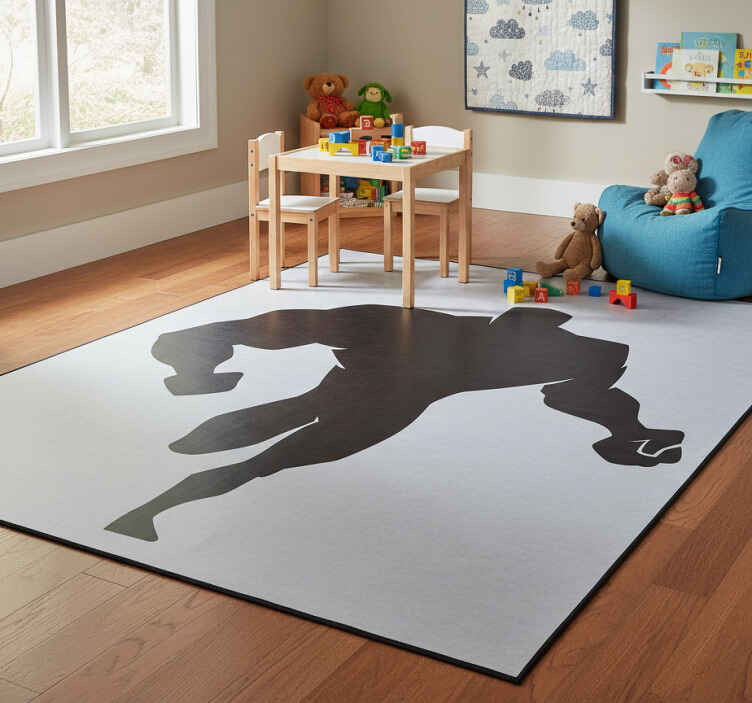 Tapis vinyle pour enfants en pleine aventure - TenStickers