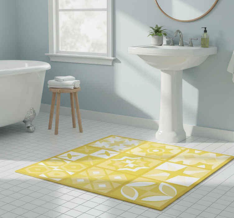 Banyo pvc halı aydınlatıcı pantone - TenStickers
