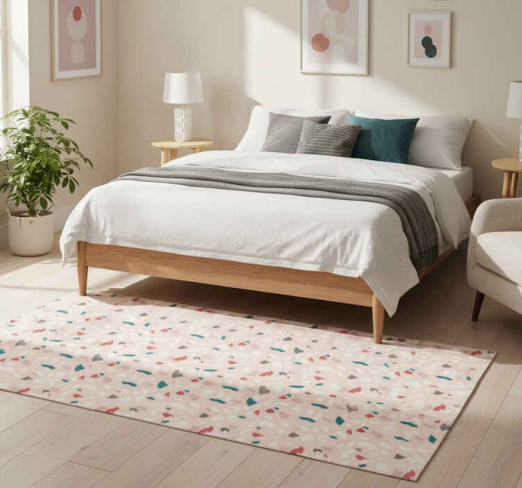 Vinilne preproge za spalnico terrazzo vzorec - TenStickers