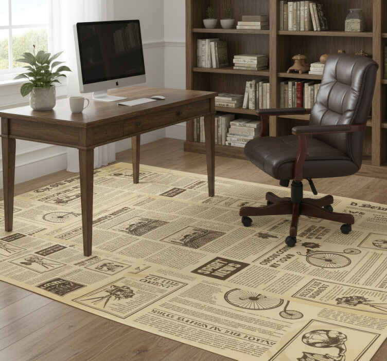 Vinil podovi studija u vintage američkom stilu - TenStickers