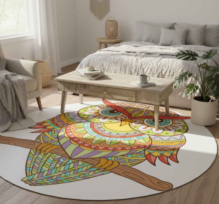 Tapis vinyle chambre ave huichol - TenStickers