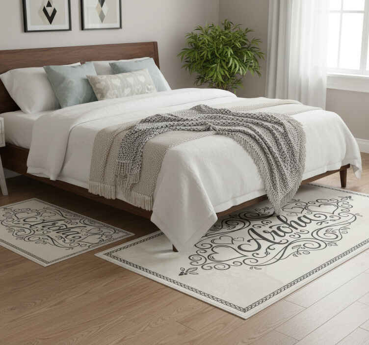 Tapis vinyle chambre amour - TenStickers
