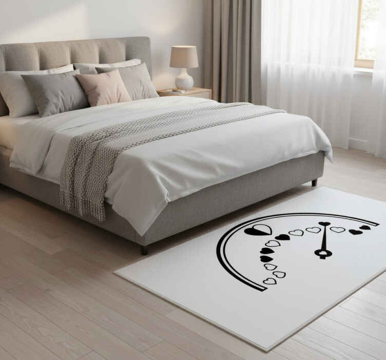 Tapis vinyle chambre autocollant amour contagieux - TenStickers