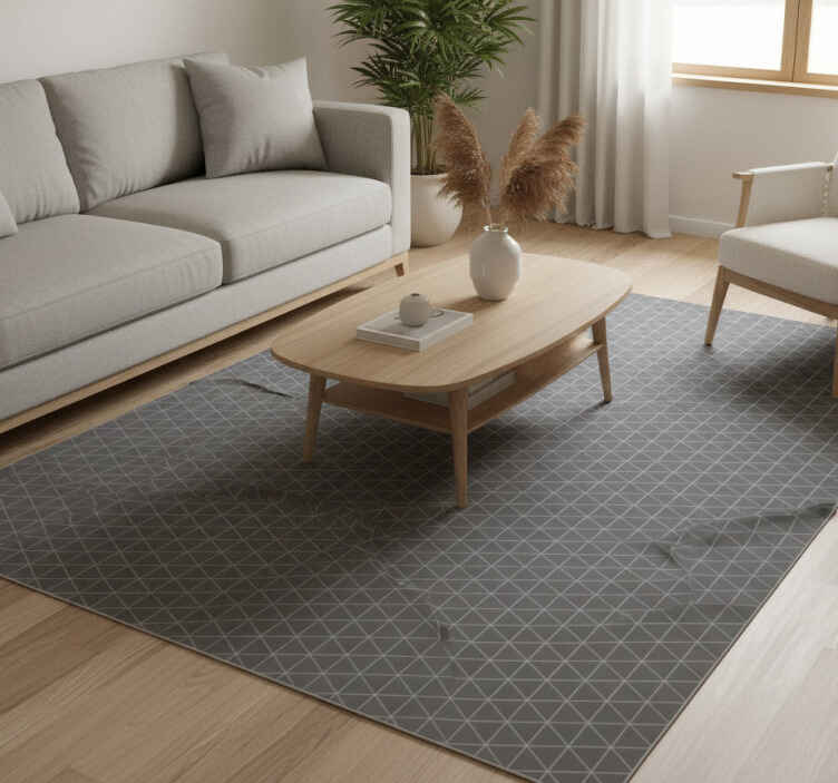 Vinylmatta scandinaviska minimaliskt hexagonmönster - Tenstickers