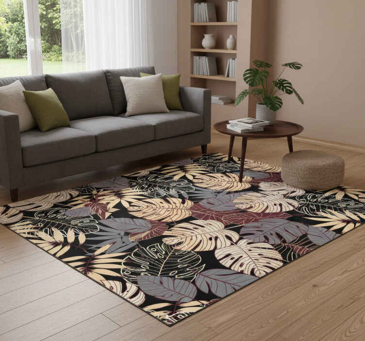 Vinylmatta natur vintage tapet tropisk djungel - Tenstickers