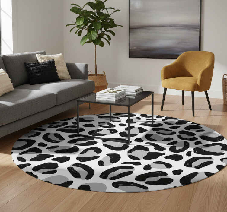 Vinyl teppich tiere leopardfell - TenStickers