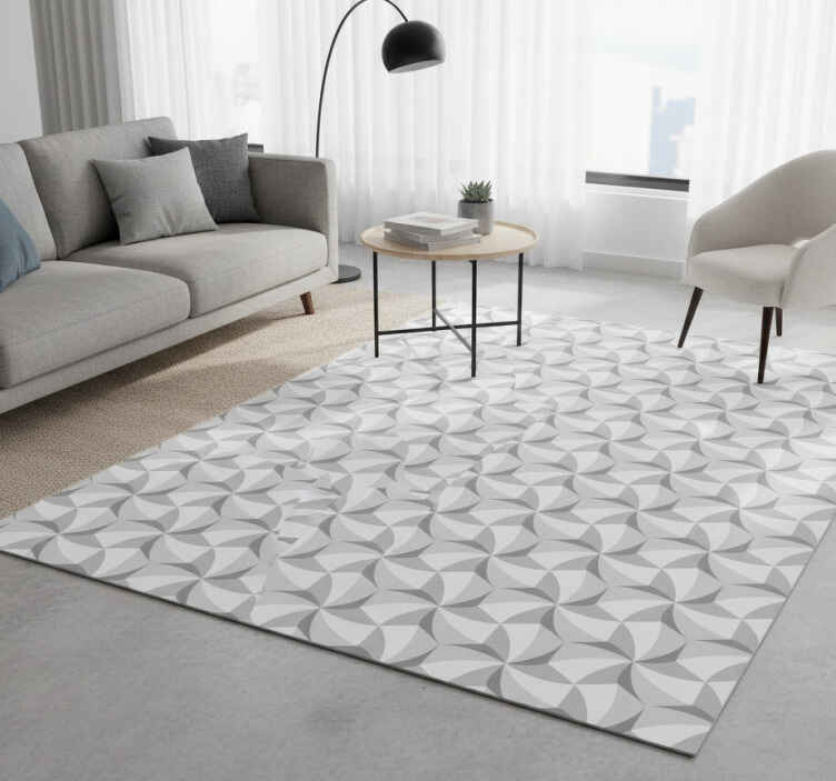 Vinyl teppich textur moderne zementfliesen - TenStickers