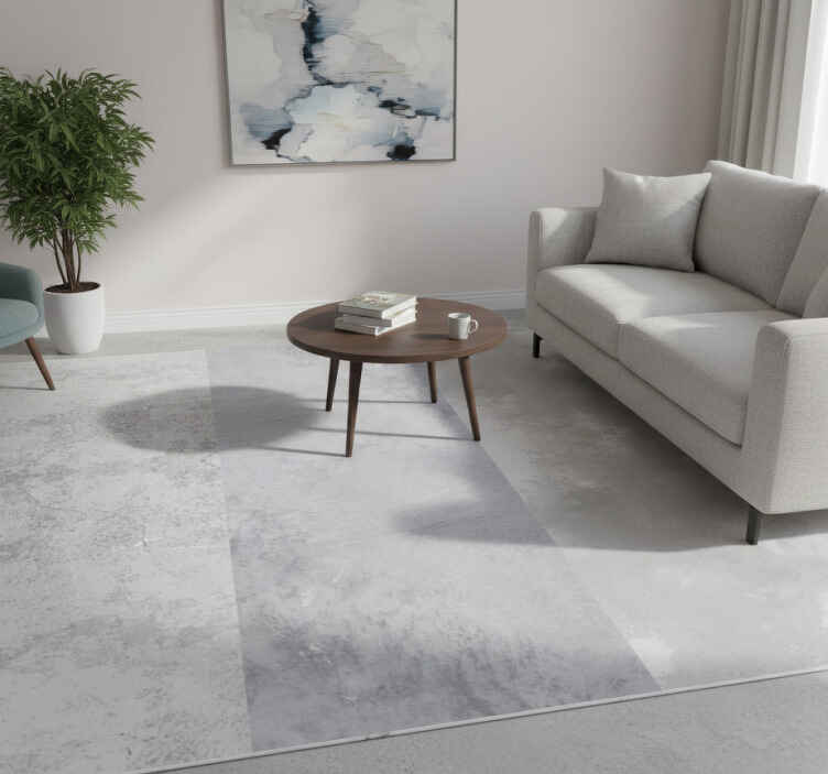 Texture vinyl rug in gray shadow design - TenStickers