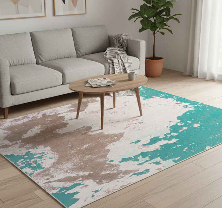 Tapis vinyle texture mur grunge écaillé - TenStickers
