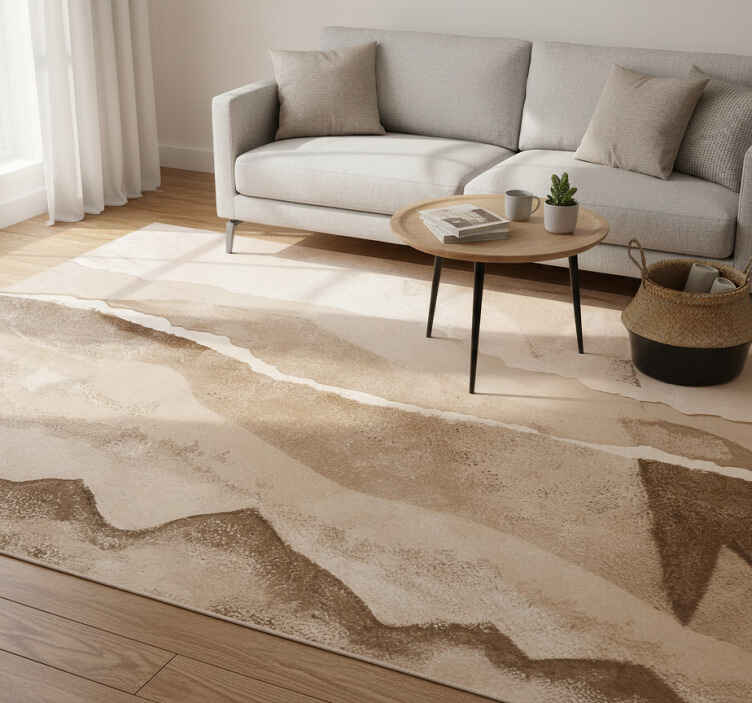 Tapis vinyle texture bandes de papier - TenStickers