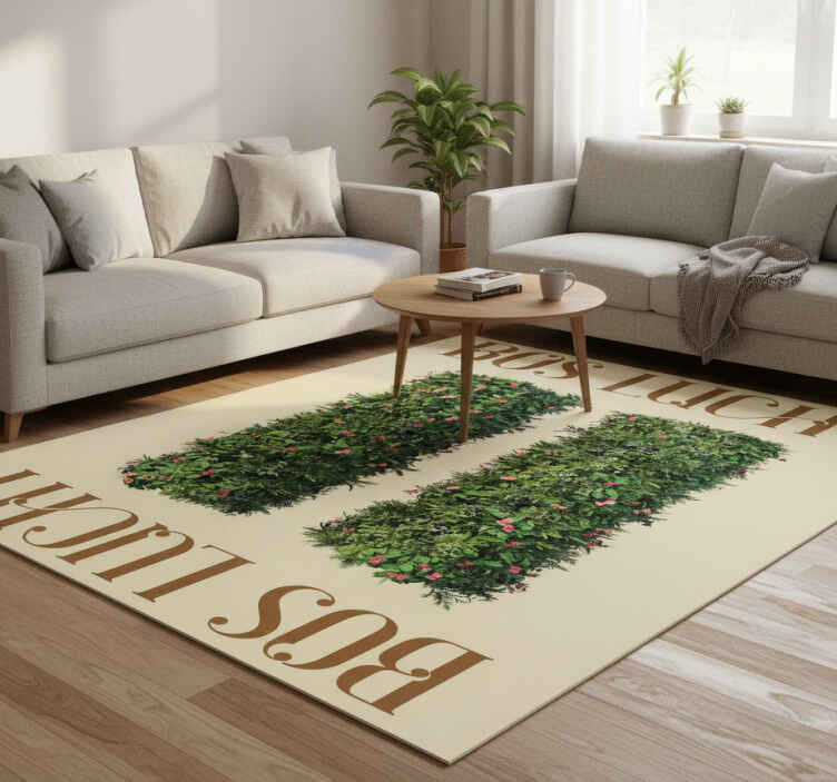 Tapis vinyle citation ciel bleu - TenStickers