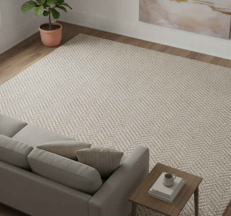 Vinyl teppich beige mit natürlicher textur - TenStickers
