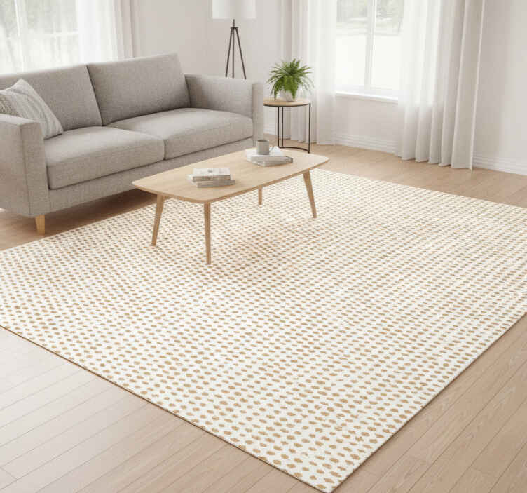 Vinyl teppich beige mit detaillierter struktur - TenStickers