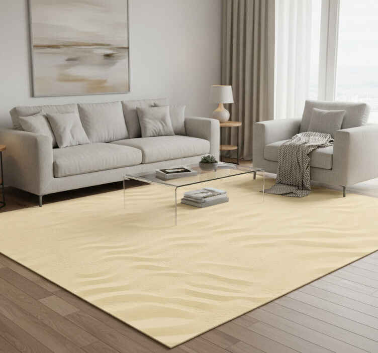 Vinyl teppich beige mit sandiger textur - TenStickers
