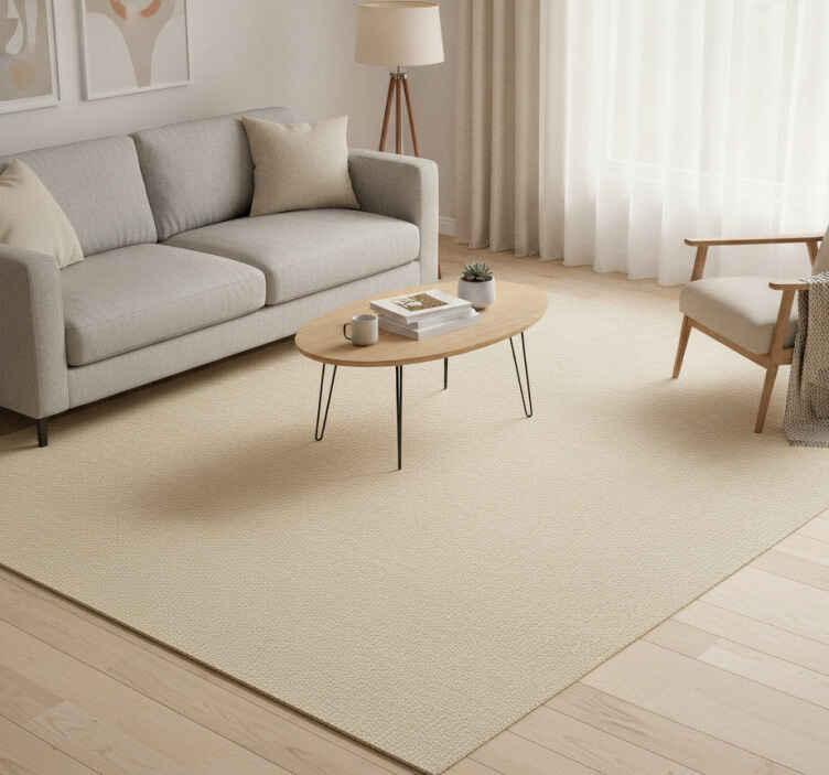 Alfombra vinílica beige translúcido - TenVinilo